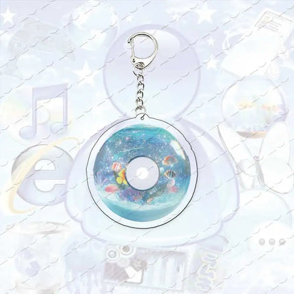 Y2K frutiger aero Keychains For Accessories Bag Charm Acrylic frutiger aero Keyrings Pendant Jewelry Fans Friends Giftr