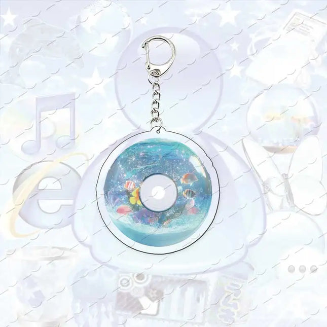 Y2K frutiger aero Keychains For Accessories Bag Charm Acrylic frutiger aero Keyrings Pendant Jewelry Fans Friends Giftr