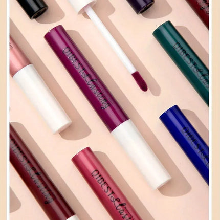 Matte Liquid Lipstick Waterproof Long Lasting Velvet Mate Nude Red Lip Gloss Lint Tube Makeup Cosmetic Lipsticks Lipgloss