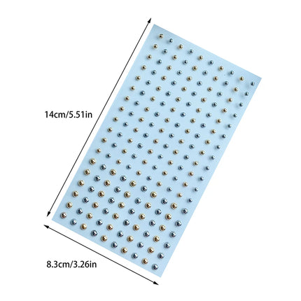 New Diamond Sticker Fake Nose Stud Self Adhesive Rhinestones Non Piercing Eye Ear Face Body Jewelry For Women Sticker Crystal