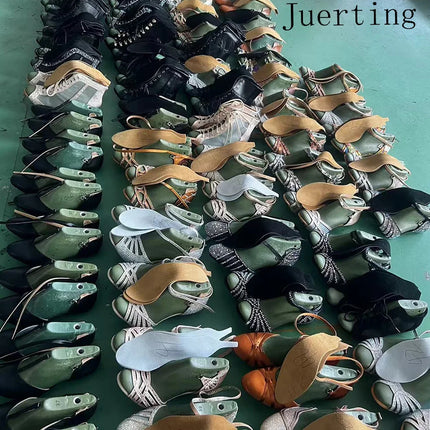 Juerting new Heels Modern Jazz Salsa soft soled women's adult Latin Chacha Rumba Bachata dance shoes