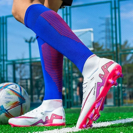 Men Football Shoes TF/FG Society Cleats Indoor Soccer Shoes Professional Football Field Boots Fast Unisex Sneaker Top Quality