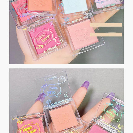 Monochrome Blush Palette Rose Hawthorn Cheek Tint Blusher Powder Natural Face Makeup Matte Peach Rouge Contour Shadow Palette