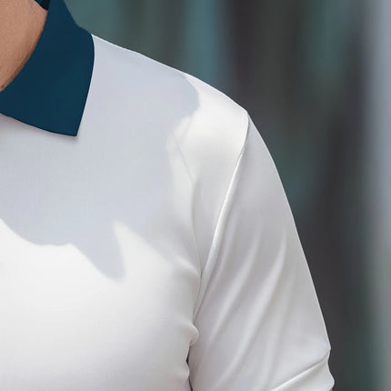 Polo Polo Shirt Men's Trendy Short Sleeved T-shirt Summer New Versatile Short Sleeved Polo Top Short Sleeved Shirt