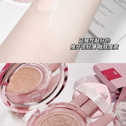Gegebear Matte Cover Cushion, Oil Control Long-Lasting Makeup, Lightweight Concealer, Nude BB Cream Foundation, Student Lady Fre