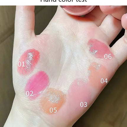 Cappuvini Vitality Juicy Blush Ball Natural Rosy Long-Lasting High Color Blusher Cream Face Makeup Rouge