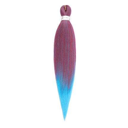 Pre-stretched Synthetic Braiding Hair Ombre Professional Easy  Hot Water Setting Soft  Crochet Braid Hair  Extensions