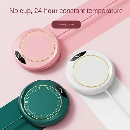 1pc Intelligent Constant Temperature Heating Coaster Heater,with 3 Temperature Adjustments,anti Slip,to Meet Different Cup Style