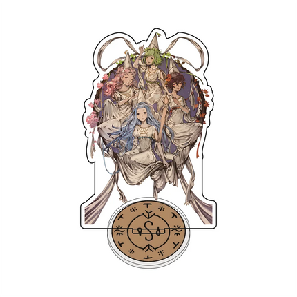 Anime Atelier of Witch Hat 10-13cm Acrylic Stand Double-sided Interlayer Clear HD Printed Tabletop Decoration Exquisite Keychain