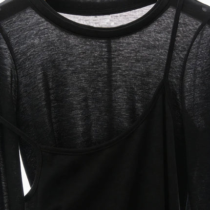 Hirsionsan 2026 New Basic Soft Elegant T Shirts Women Summer Autumn Loose Female Tees Ladies Chic Casual Knitted Soft Woman Tops