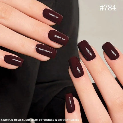 Autumn Winter Chocolate Brown Nail Polish Gel Maillard Caramel Color Gel Nail Supplies for Professional Nail Art DIY Nail Salon
