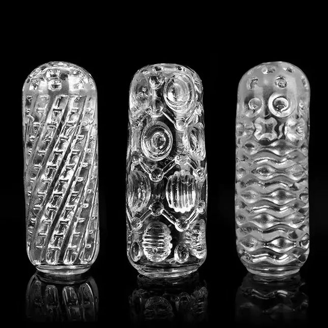 Masturbator Cup Soft Realistic Vagina Endurance Exercising Transparent Male Endurance Training Pocket Pussy Adult Sex Toy 18+