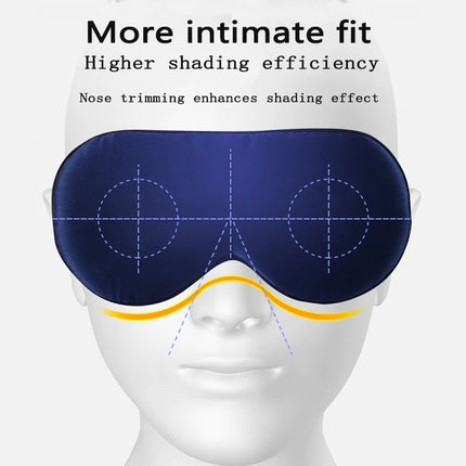 Silk Sleeping Mask Porcelain Pattern Blindfold Eye Cover Shading Eyeshade Thicken Soft Eye Mask Sleep for Travel Eyepatch