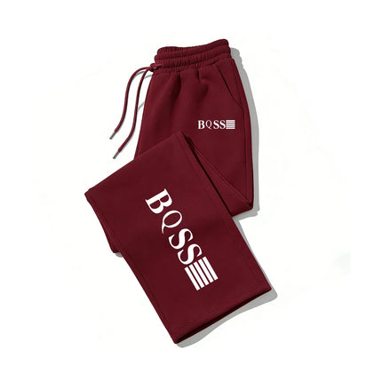 BQSS Printed Joggers Pants for Men and Women High Quality Breathable Sweatpants for Running Casual Loose Sweatpants