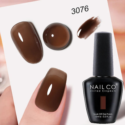 NAILCO Gel Nail Polish 15ml Hema TPO Free Nail Art Vernis Semi Permanent UV Gel Polish Nail Manicure Nail Varnish Ongle Top Coat