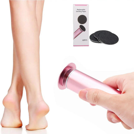 Plug-in Electric Foot File Callus Remover with 60Pcs Sandpaper Discs Adjustable Speed Pedicure Machine EU/US/UK Plug