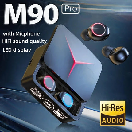 M90 Wireless Headphones TWS Bluetooth Touch Control Earphones Sport Earbuds Hifi Stereo Gaming Headset With Mic For smartphone