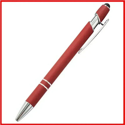 200 Pcs Light - Metal Capacitive Universal Touch Screen Stylus Ballpoint Pen Writing Stationery Office Gifts Free custom Logo