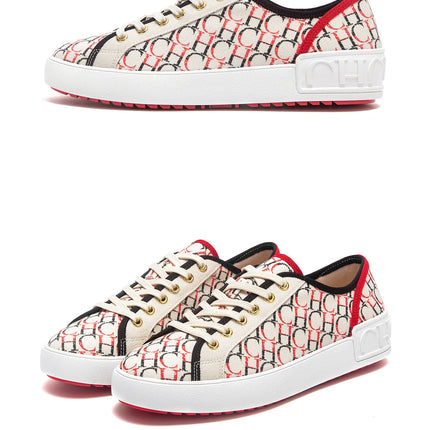 C-H Women's Casual Shoes Autumn New Comfortable Canvas Shoes Skeleton Correction Women's Walking Shoes
