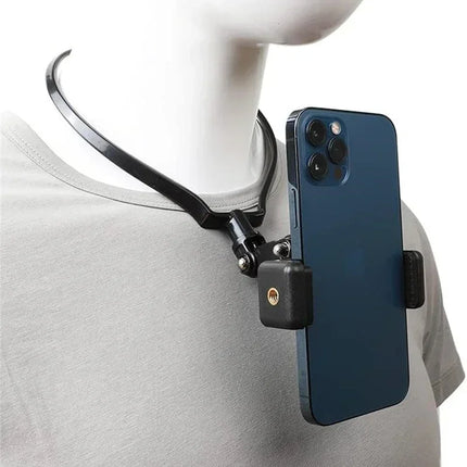 Hands Free Wearable Neck Mobile Phone Stand Universal Hanging Tripod Suporte for IPhone GoPro Go Pro Video Selfie Stick Holder