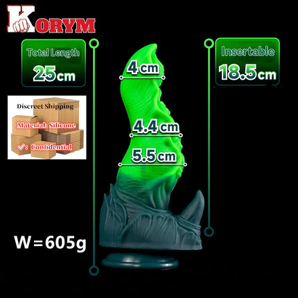 Huge Alien Tentacle Butt Plug Fantasy Anal Dildo Rear Stimulator Adult G-spot Sex Toys Waterproof Silicone Strong suction cup 18