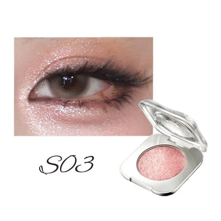 Colorkey Shimmer Pearl Glitter Monochrome Eyeshadow Brighten Crystal Highlight Waterproof Long-Lasting Face Makeup For Dinner
