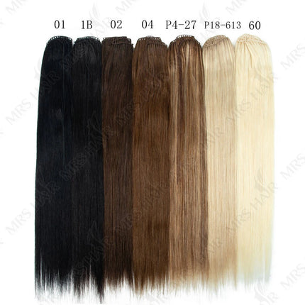 Feather Hair Bundles Extensions Natural Human Hair Non-Remy Invisible Micro ring 40cm Weft 100 strands Feather Hair  Extension