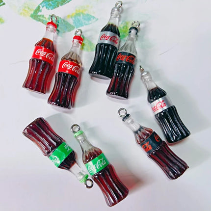 10pcs Kawaii Drink Bottle Cute Resin  Phone Charms for Jewelry  Making Diy Pendants  Necklace Keychain Bracelets Earring Charms