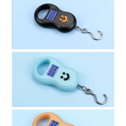 Digital Hanging Scale 50Kg 10g Precision LCD BackLight Kitchen Fishing Luggage Travel Pocket Scale Compact Electronic Weighing