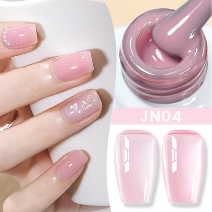 BORN PRETTY 10ml Flow Light White Cat Magnetic Gel Nail Polish Ultra Shine Soak Off UV Gel Mirror Glass Bead Gel Nail Art