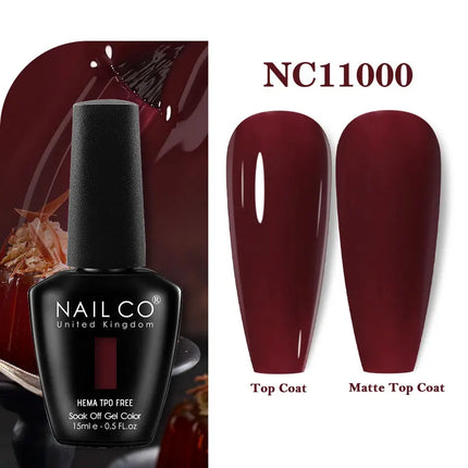 NAILCO 283Colors Gel Nail Polish Top Base Vernis Semi Permanent UV Gel Varnish Nails Art Varnish Hybrid Manicure