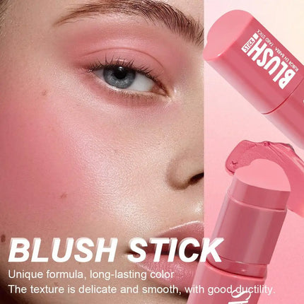 New Highlight For Face Waterproof Soft Cream Texture Bronzer Contour Stick Face Blusher For Cheek Beauty Makeup Cosmetics