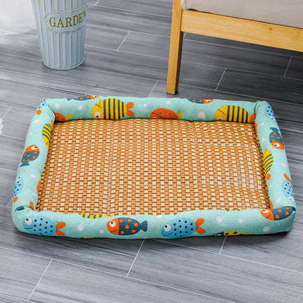 Dog And Cat Ice Cushion Summer Small And Medium Cat Sofa Cool Wear Pads Pet Bed Comfortable Wear-Resistant Pads Pet Supplies