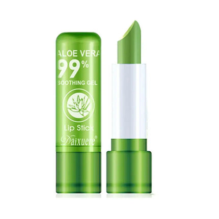 1-10pcs Moisturizing Aloe Vera Lipstick Temperature Color Changing Lip Balm Lasting Nourishing Lip Care Anti-drying Lip Balm