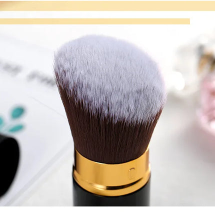 1pcs makeup tools  Powder/Blush Brushes Retractable Single Soft Loose Powder Blush Brush Portable Beauty Cosmetic Tool