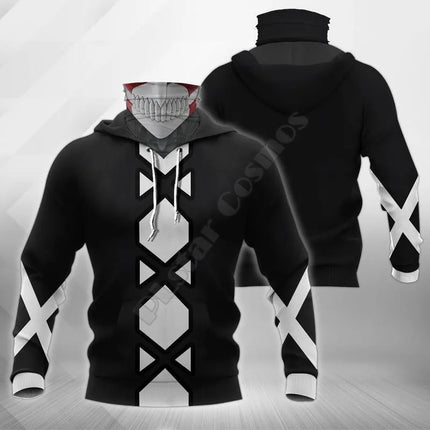 Police Skull 3D Printed Hoodies Harajuku Fashion Sweatshirt Women Men Casual Pullover Hoodie Mask Warm Drop Shipping