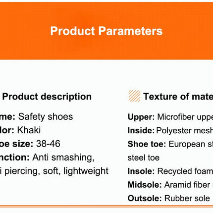 Men Rotating Button Labor Protection Shoes Anti-smash Anti Puncture Safety Shoes Work Boots Steel Toe Shoes Indestructible Shoes