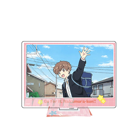 Go For It, Nakamura! New style Okuto Nakamura Aiki Hirose 15CM Cute Anime Acrylic Stand keychain Cosplay Desk Decor Collect gift