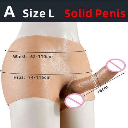 Silicone Pegging Strapon Dildo for Women Penis Pants Masturbators Penis Realistic Dildos Sex Toys for Women Lesbians Adults 18+