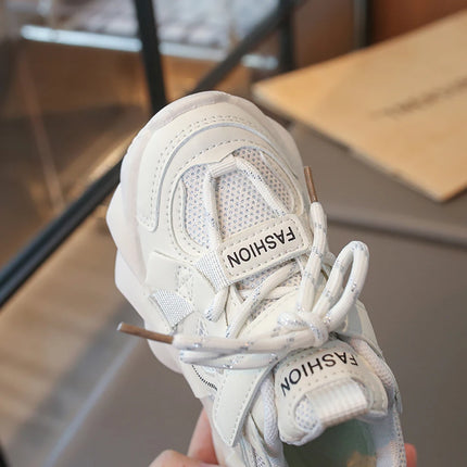 PU Leather Children's Sport Shoes Lightweight Breathable Kid's Sneakers Trend Fashion Boy's Girl's Running Shoes Children Shoes