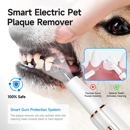 CURVY MOON T5 Pet Use Ultrasonic Tartar Eliminator Tooth Cleaner Dog Cat Dental Scaler Teeth Cleaning Tool for Pet Teeth Health