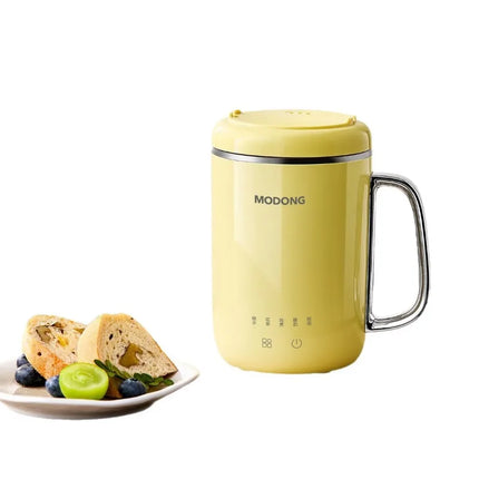 Smart Electric Milk Frother and Warmer, Multi-Function Breakfast Cup for Office Porridge, Small Heating and Simmering Pot