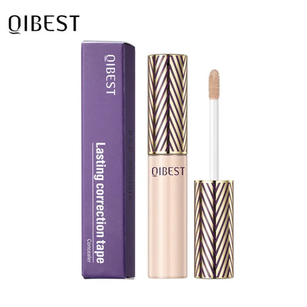 QIBEST Concealer Waterproof and Sweat Resistant Long Lasting Concealer Blush Cover Stains Acne Marks and Fade Dark Circles