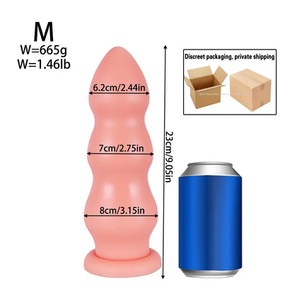 Huge Anal Beads Suction Cup Large Butt Plug Fisting Anal Toys Prostate Massager Anal Dilator Trainer Anas Sex Toys For Men Women