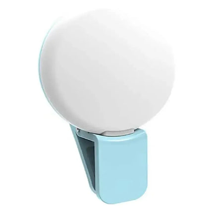 LED Light Mobile Phone Mini Selfie Fill Light Rechargeable 3 Modes Selfie Ring Light Clip-on Brightness Adjustable