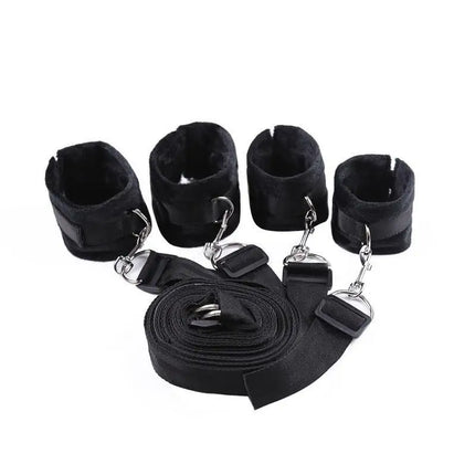 Sexual Bondage Restraints BDSM Bed Sex Toy Adjustable Handcuffs Wrist and Ankle Cuff Restraints Erotic Couple Games Gear Kit