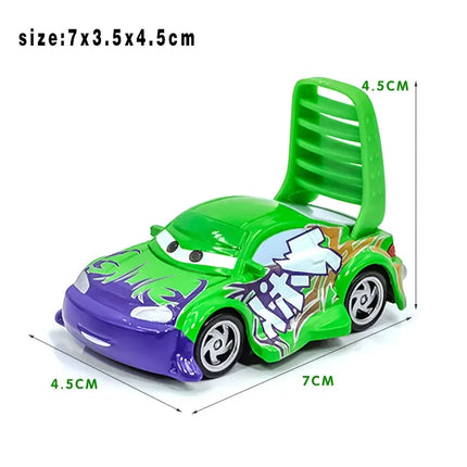 Pixar Cars Lightning McQueen Racing Party Wingo Snod-Rod Boost Dj Metal Diecast Model Toy Cars