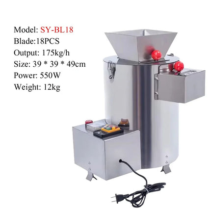 PBOBP 550w Commercial Automatic Chestnut Peeling Machine 10 Blade Household Chestnut Peeler 220V Chestnuts Sheller