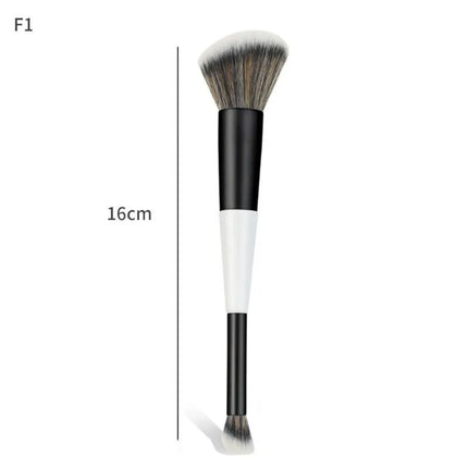 Dual-Ended F4 Contour Face Brush Multi-purpose High Coverage Eyeshadow Concealer Brushes Cosmetic Beauty Makeup Brushes