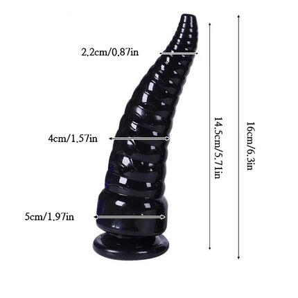 Threaded octopus tentacles, simulated anal plug, adult sex toy, men's and women's anal expanders, prostate massager, suction cup